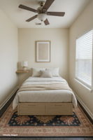 Virt. Staged 1st floor bedroom