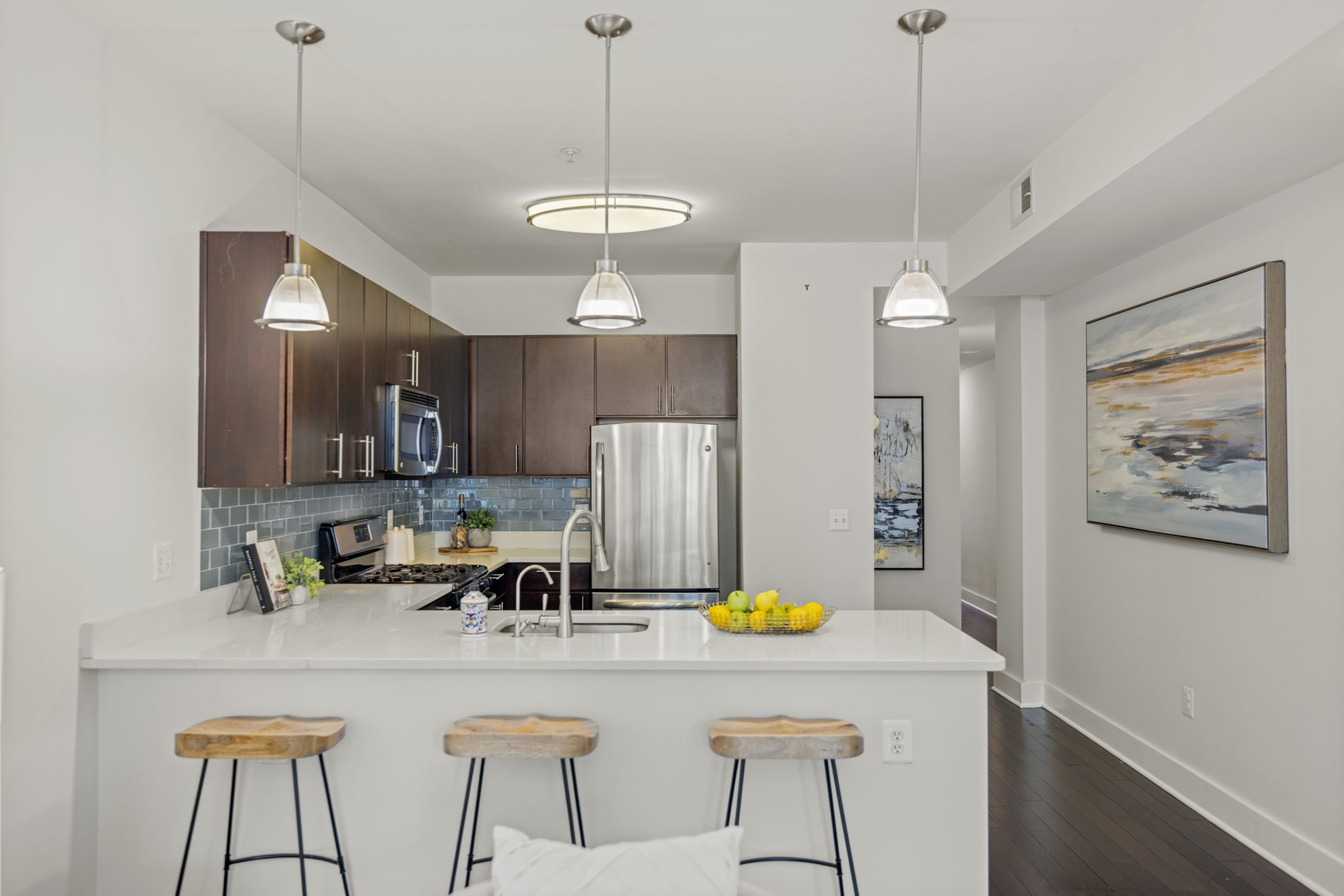 Updated Kitchen with Breakfast Bar