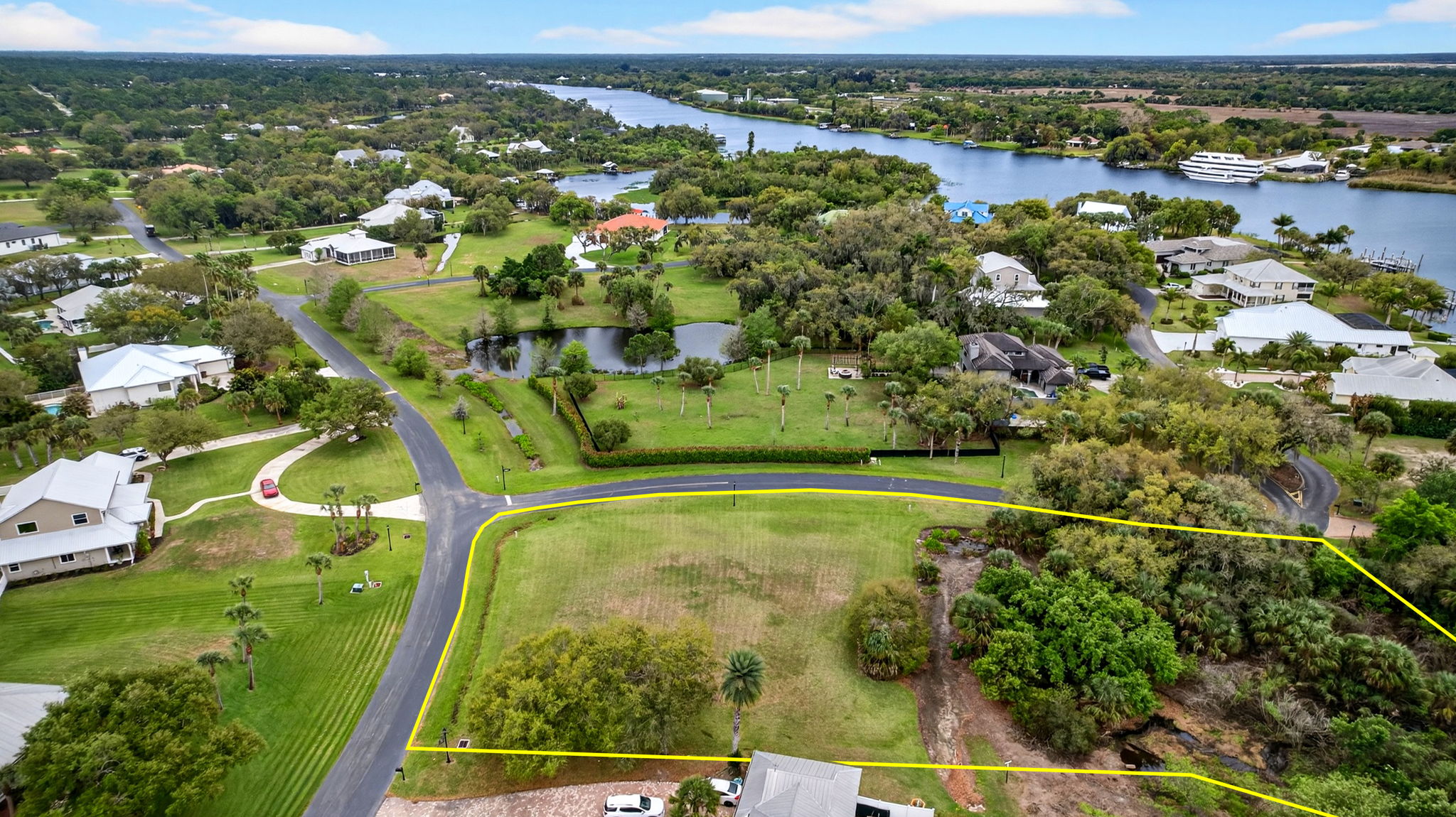 Aerial Side Exterior 2 - lot line