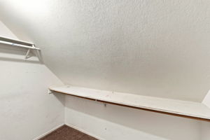 Additional closet and storage space
