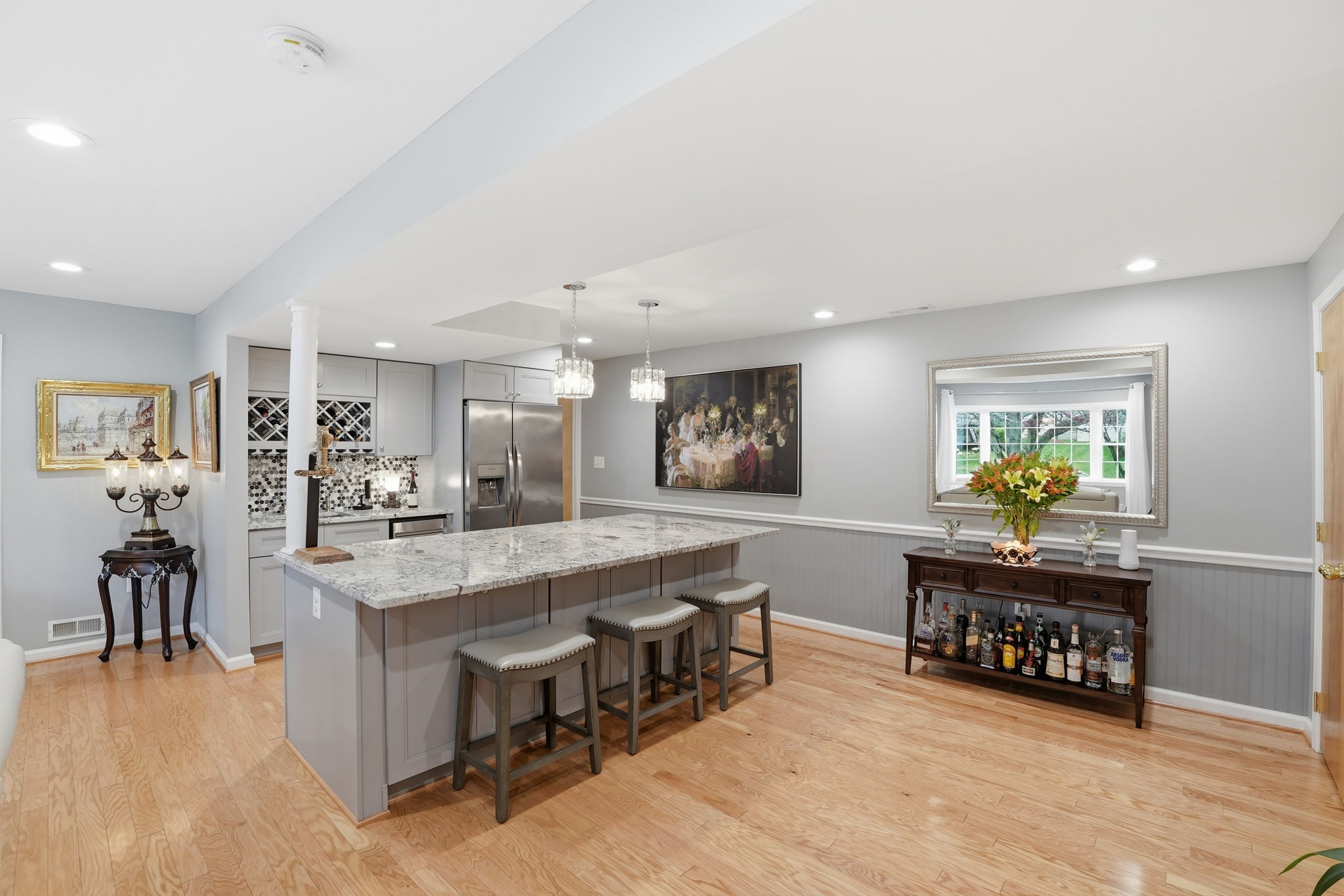 Renovated Kitchenette & Bar Area