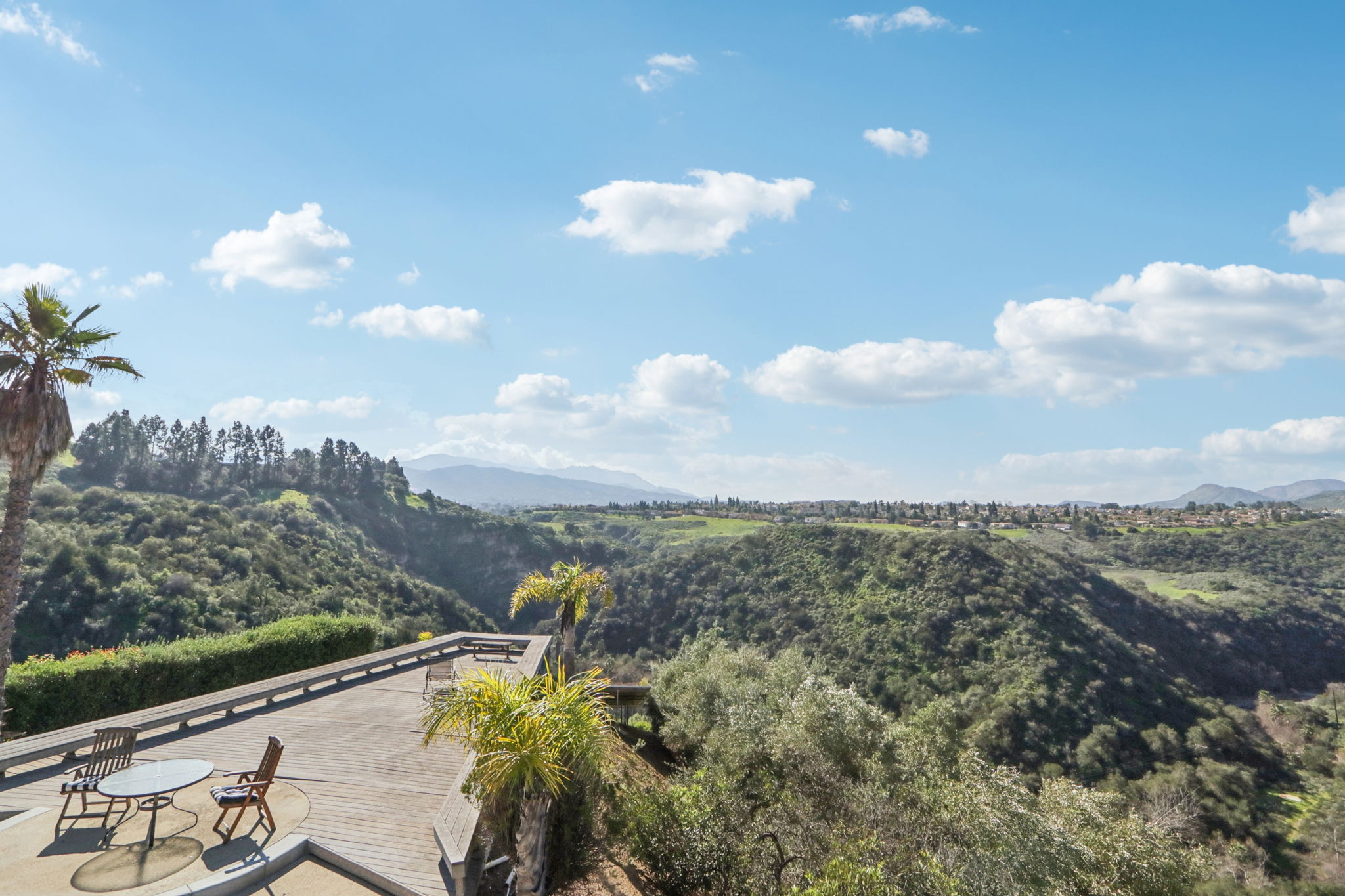 Backyard of View & Deck