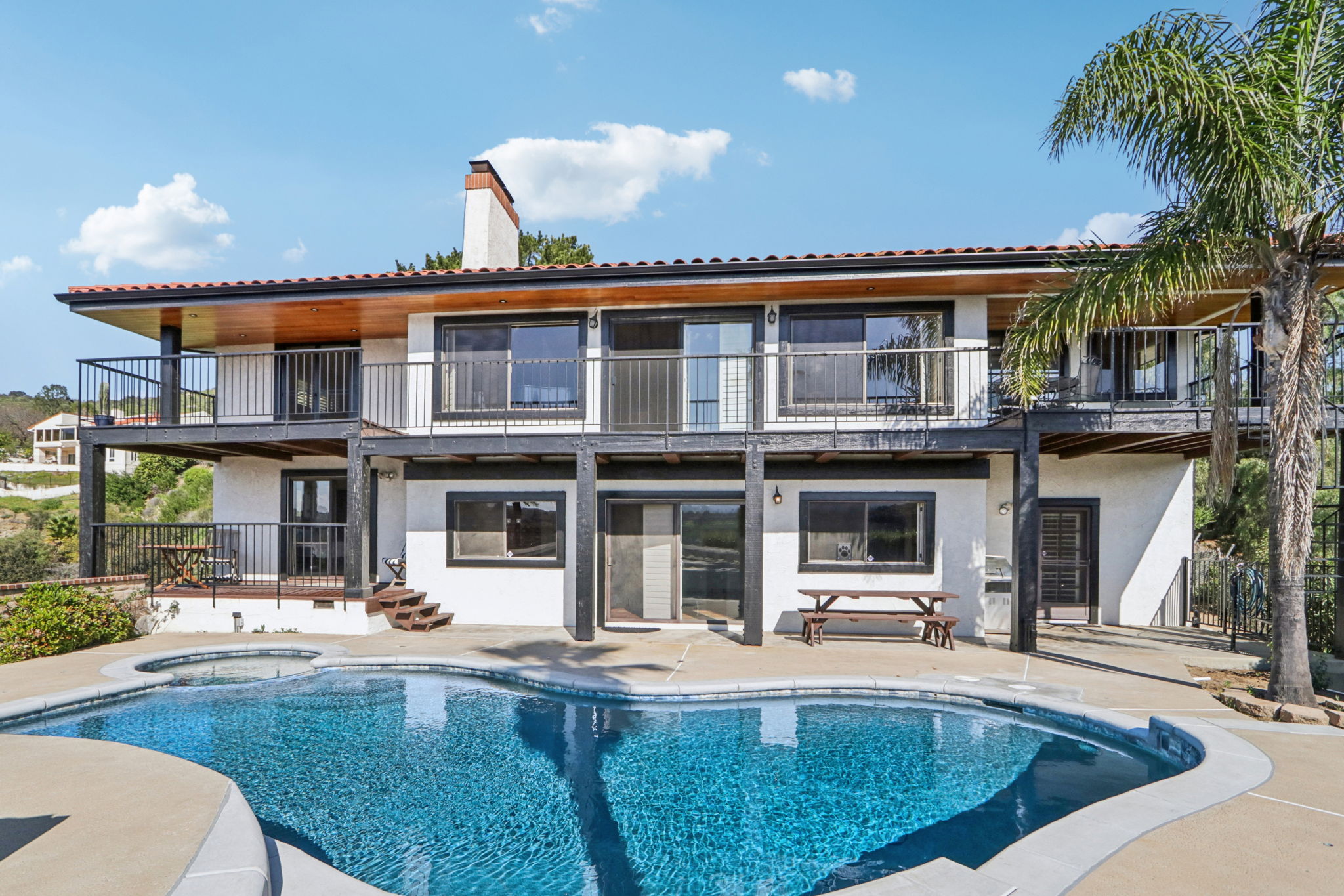 Backyard home w/View