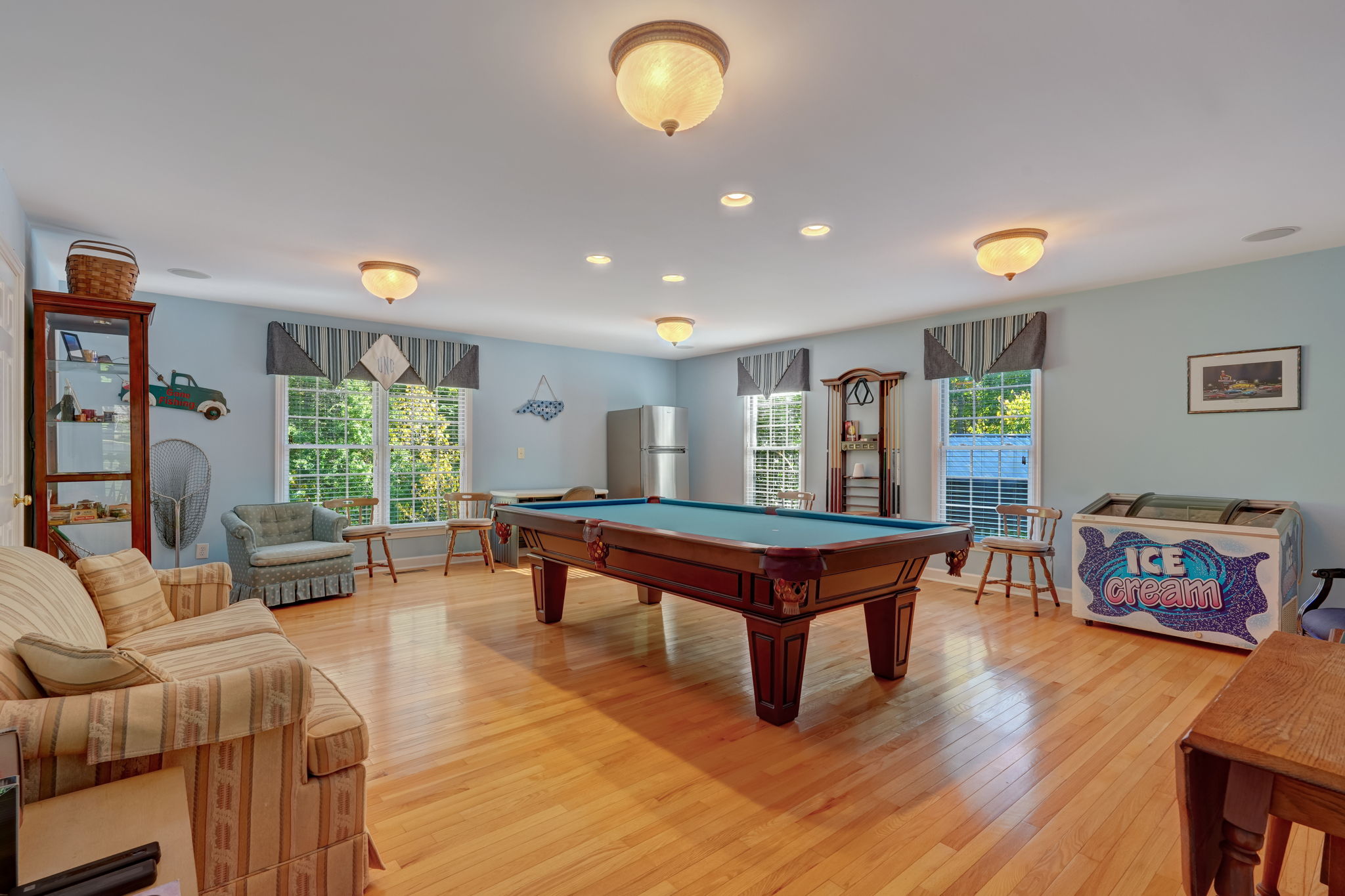 Game Room in Garage