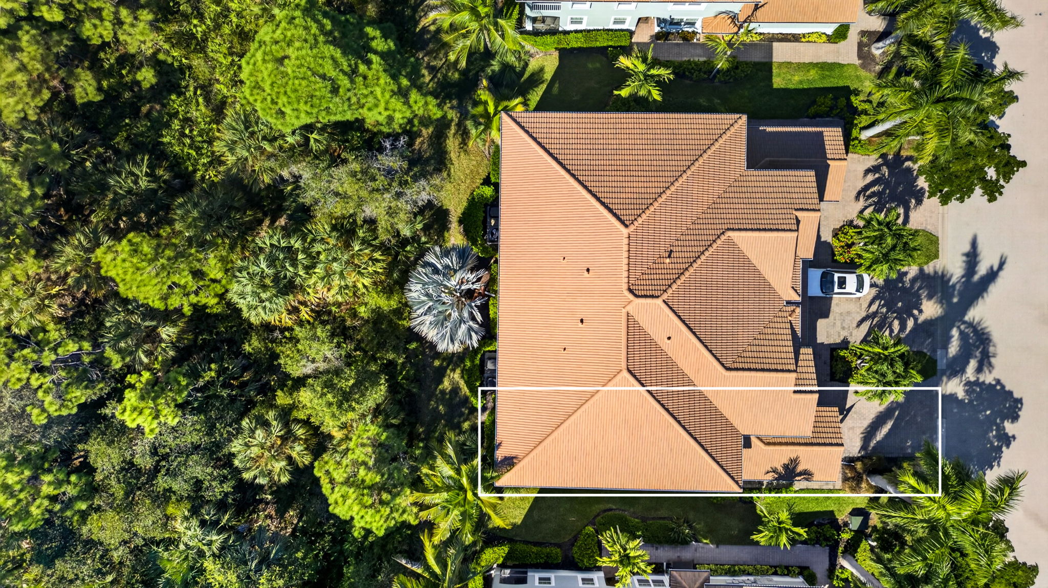 Aerial Overview - lot line