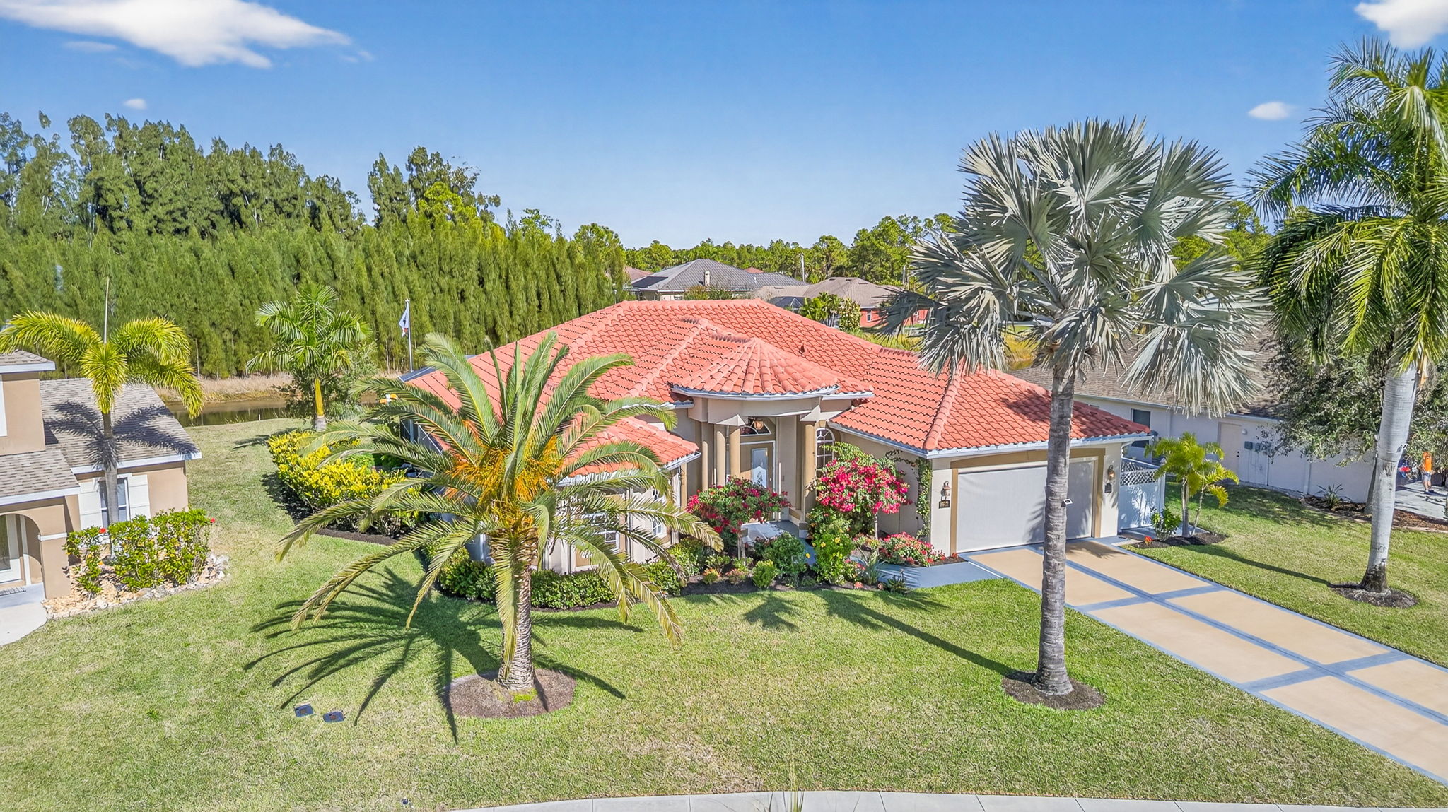 Aerial Front Exterior 1