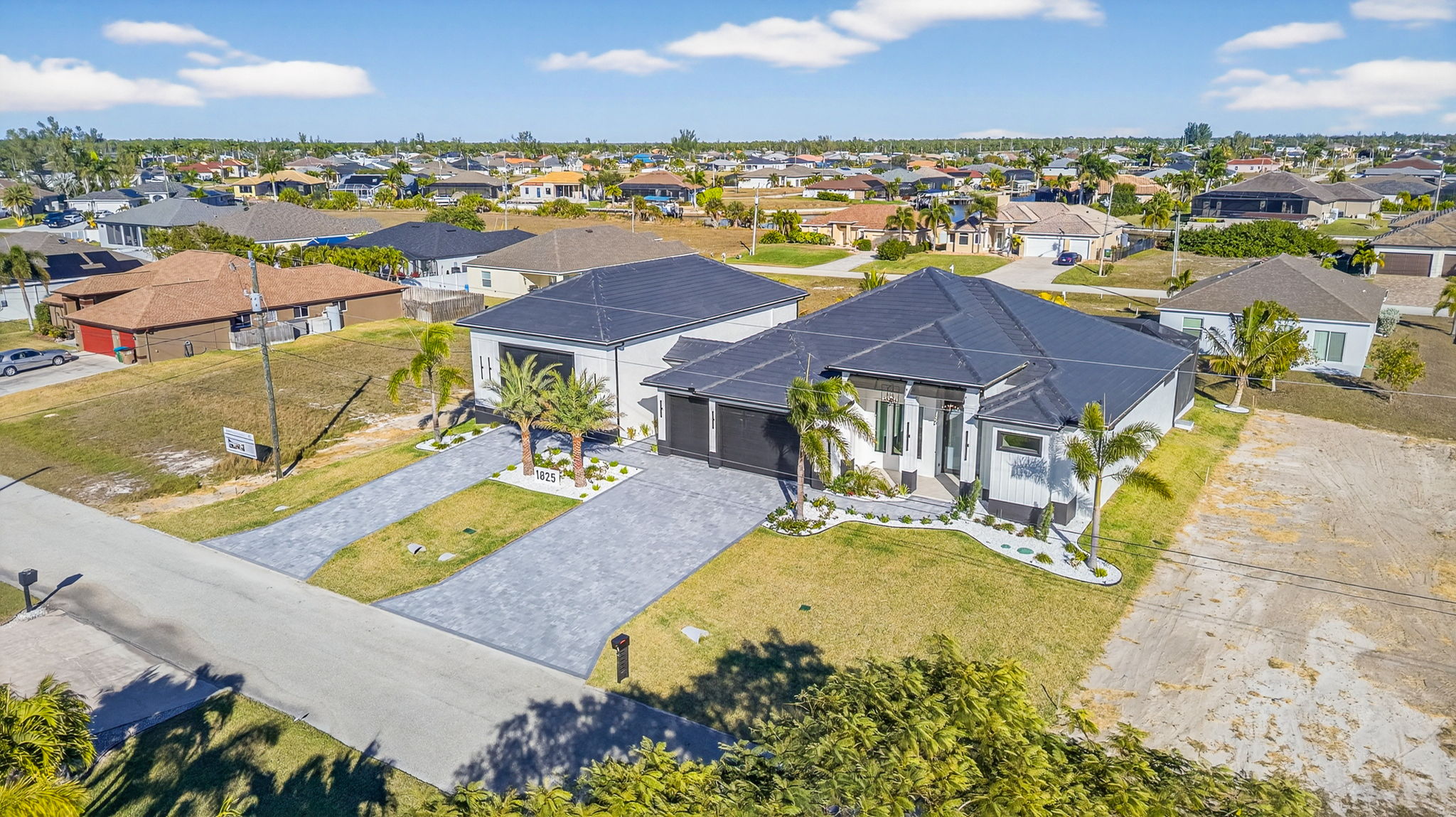 Aerial Front Exterior 1