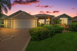Twilight Front Elevation