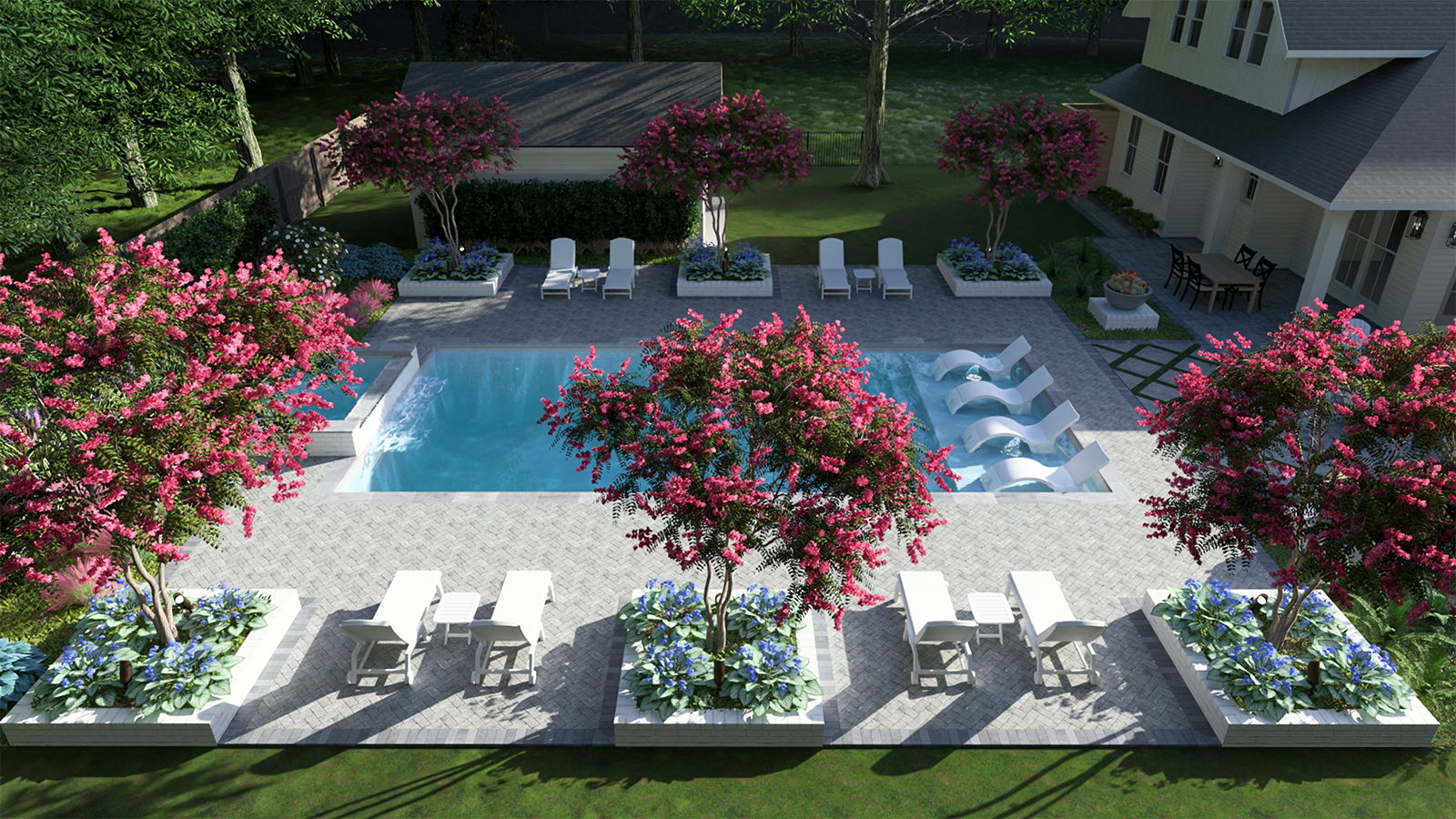 Architectural Rendering for Future Pool