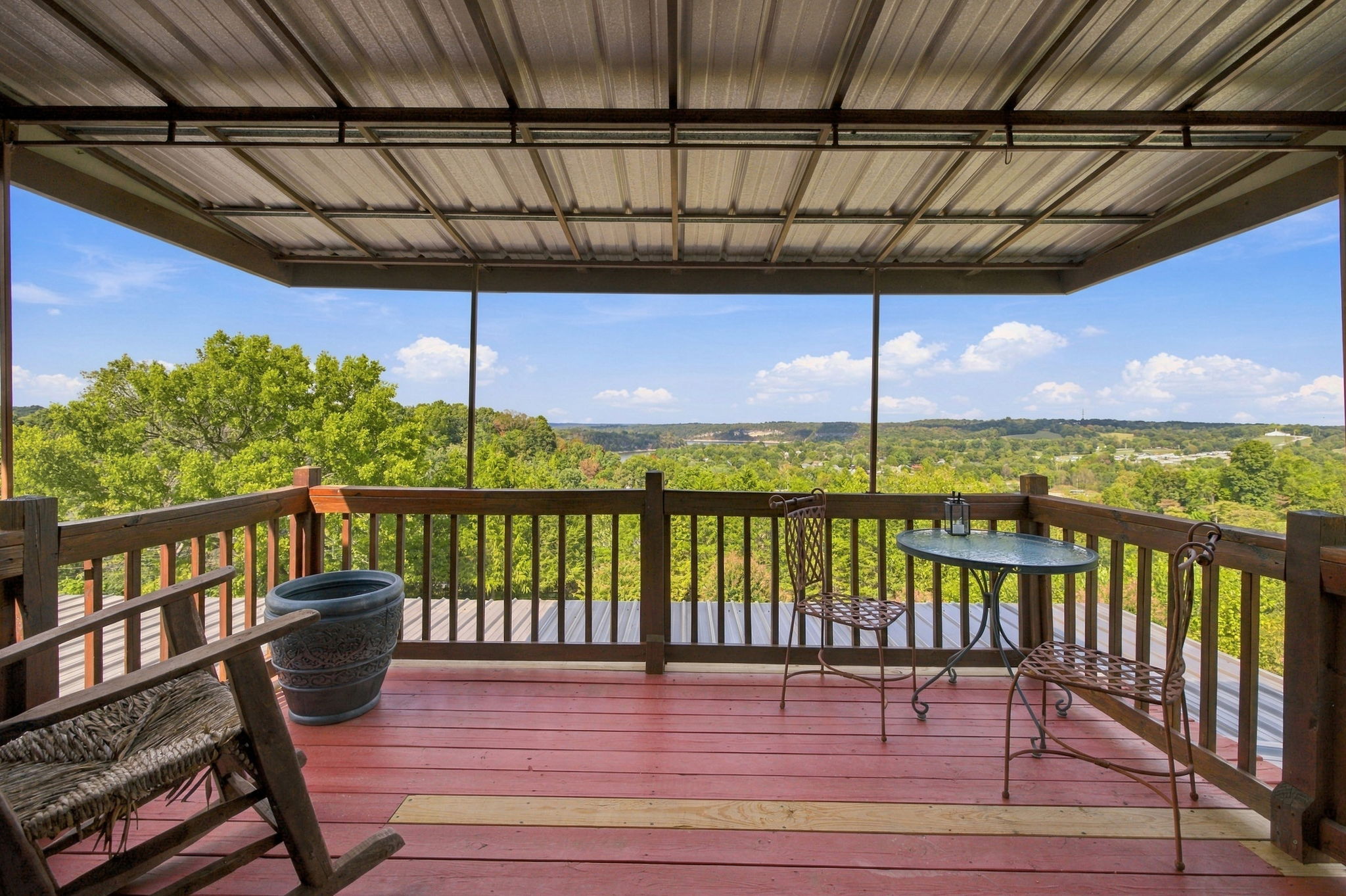 Deck off of primary bedroom