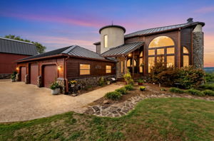 Twilight of main house