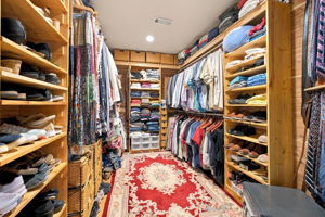 Primary closet