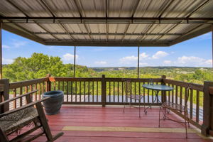 Deck off of primary bedroom