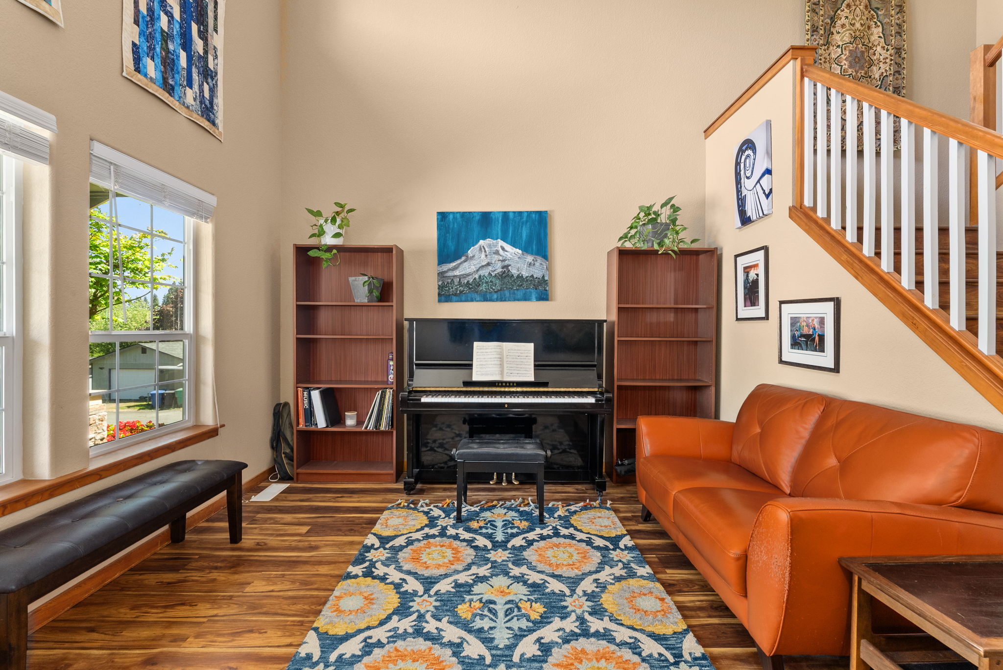 Flexible bonus room—perfect for a second living area, office, or lounge