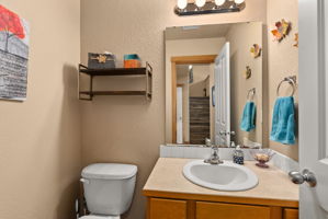 Half bath on the main floor for everyday ease