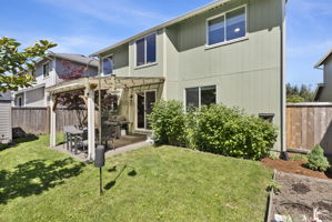 More of your covered space and well taken care of backyard