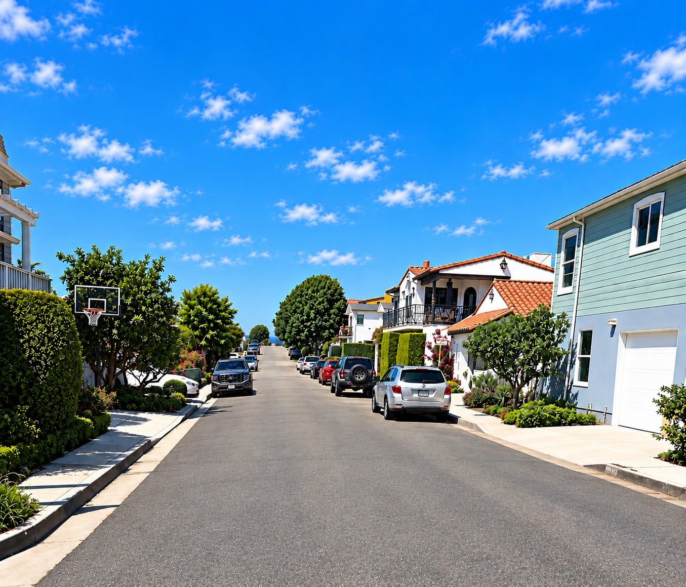 Hillcrest Dr is a highly desirable, one block long, cul de sac like street. Photo enhanced