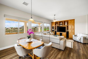 Breakfast Nook and Living Room