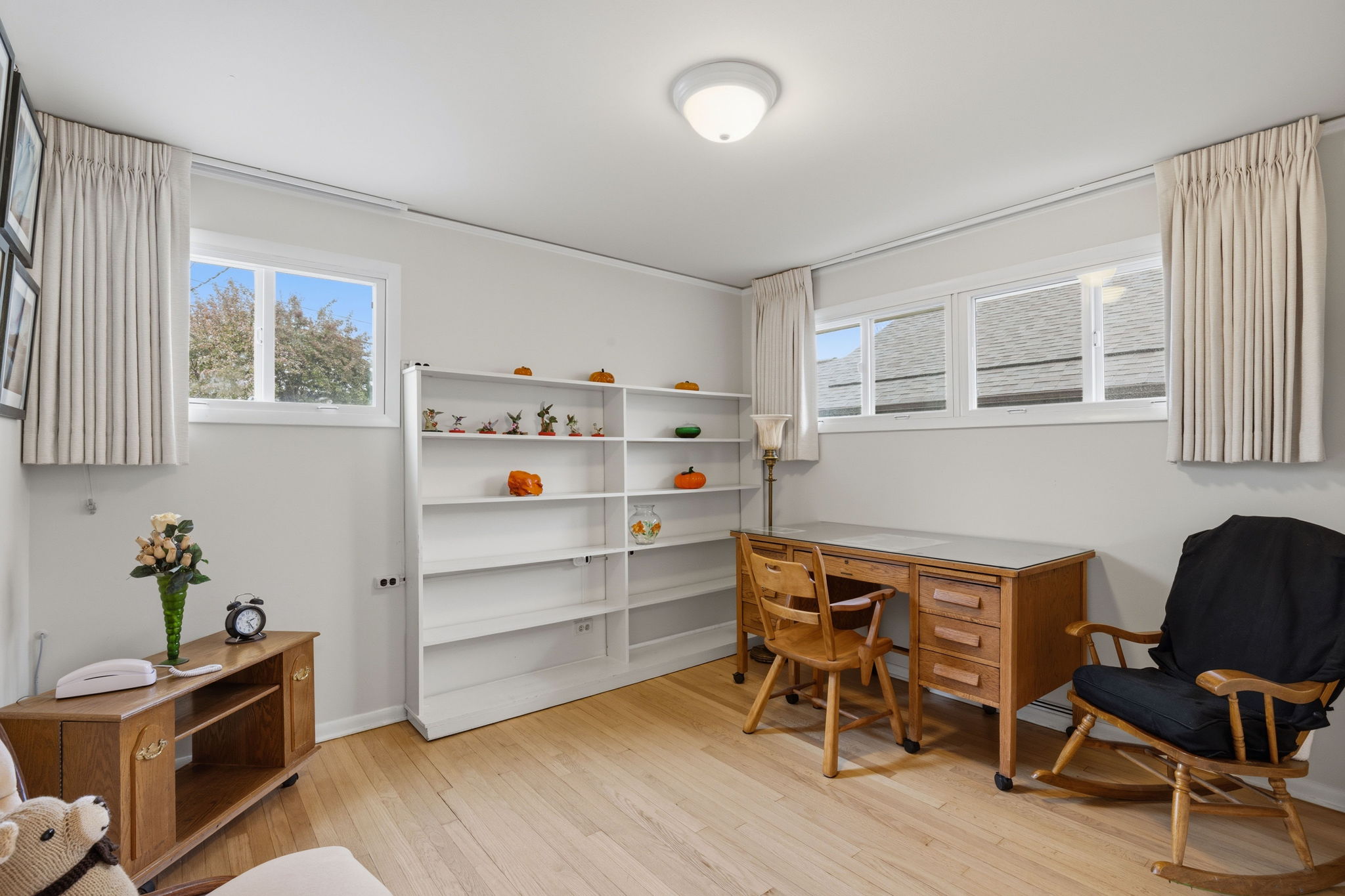 Second bedroom on first floor, currently an office