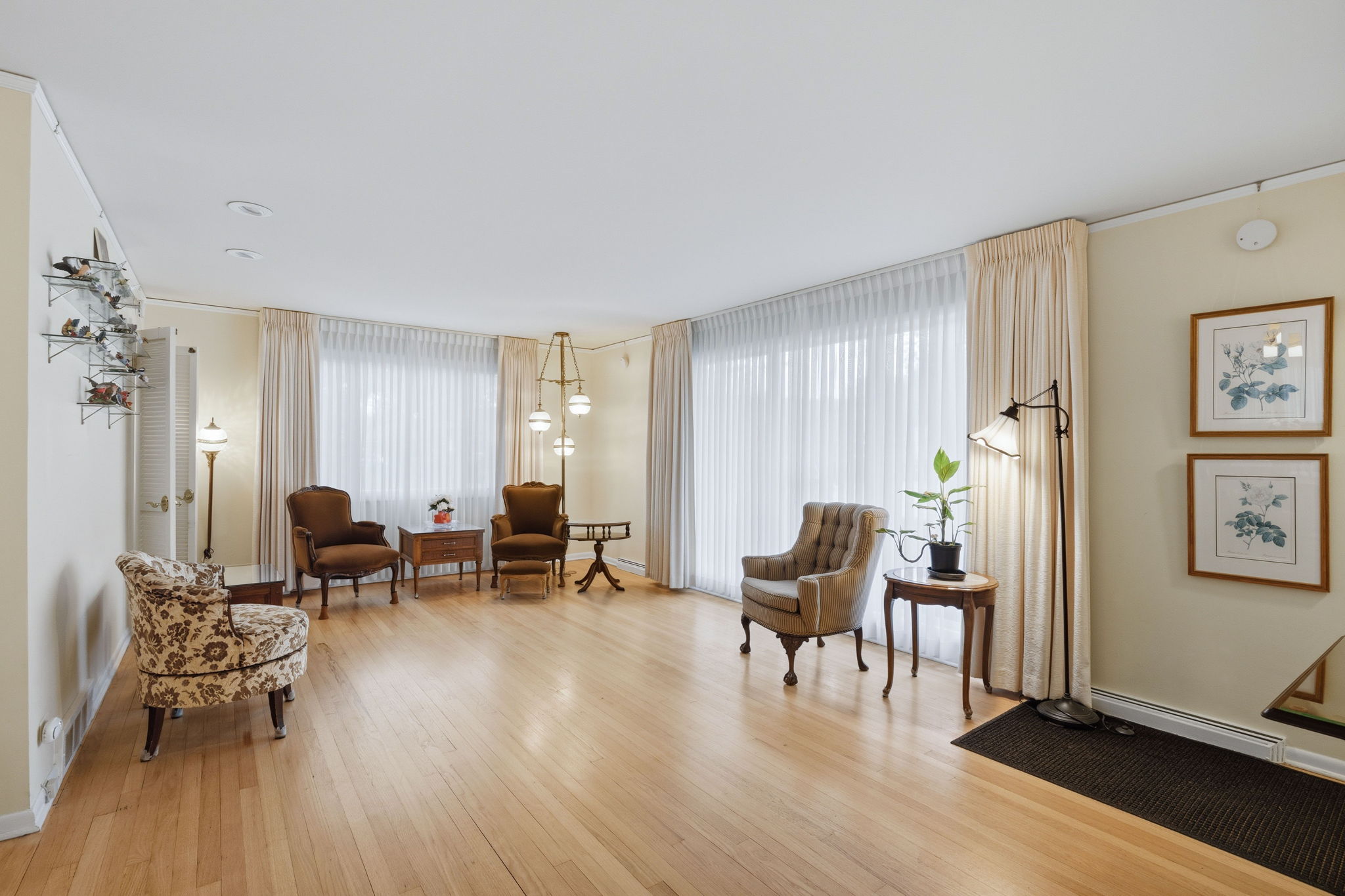 Spacious light filled open living room