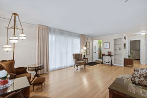 Double pane windows make this home very peaceful and quiet