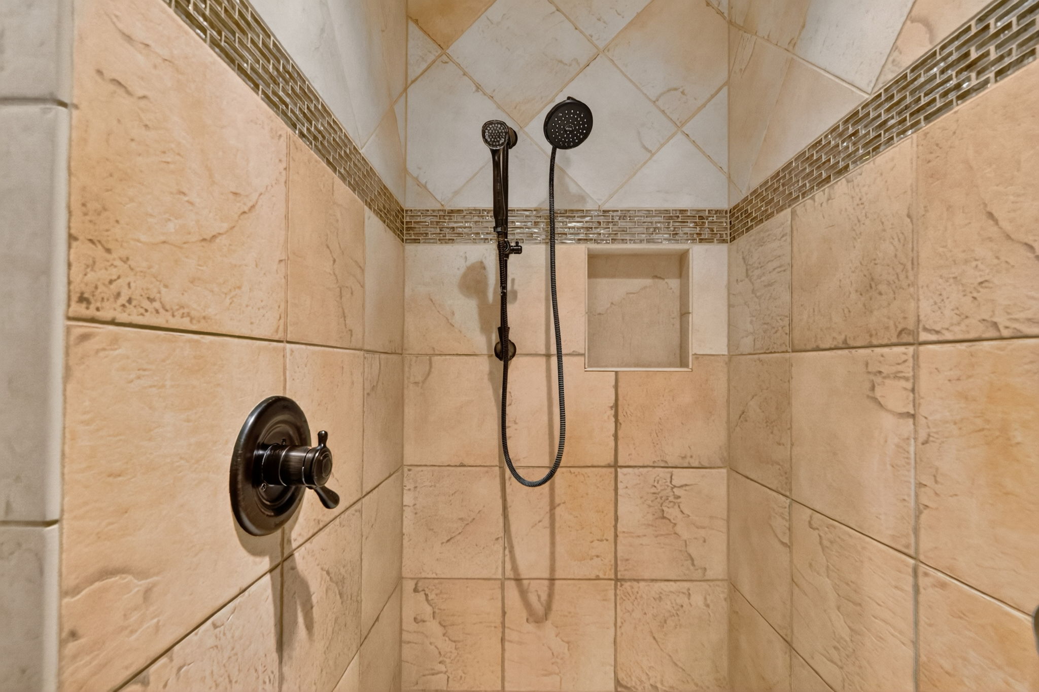 Primary Bathroom Roman-Style Walk-In Shower