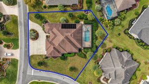 Aerial View with Property Lines