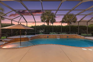 Twilight Swimming Pool and Spa