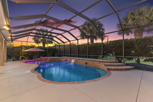 Twilight Swimming Pool and Spa