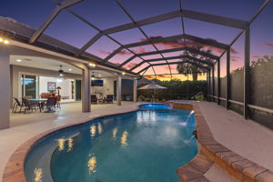 Twilight Swimming Pool and Spa