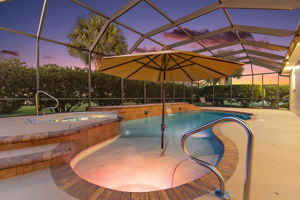 Twilight Swimming Pool and Spa
