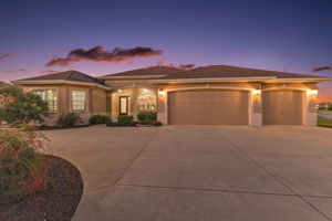 Twilight Front Elevation