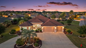 Twilight Front Elevation