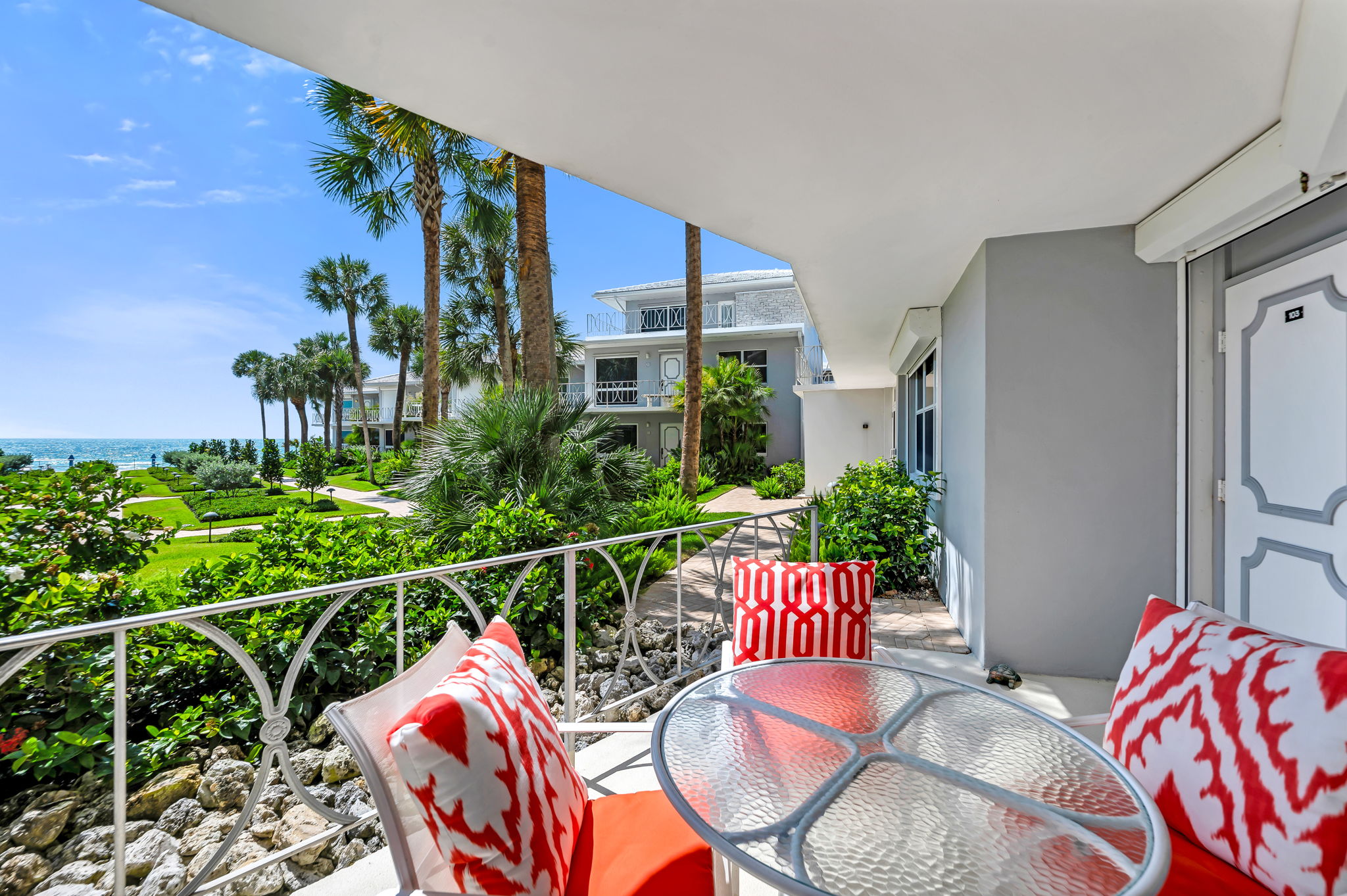 Rear Balcony - Gulf View