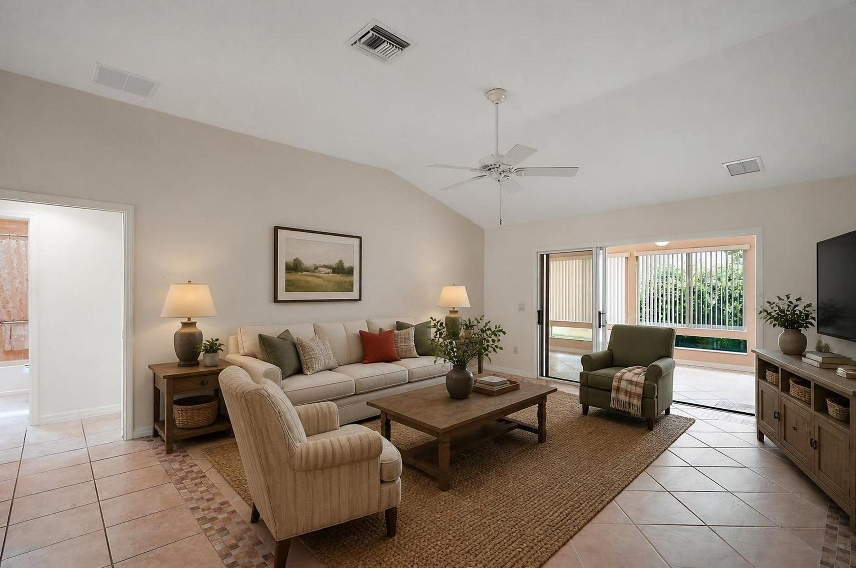 Living Room-Virtually Staged