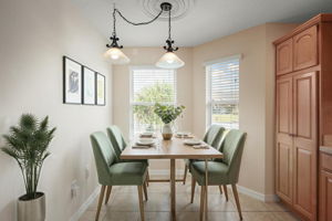 Dinette-Virtually Staged