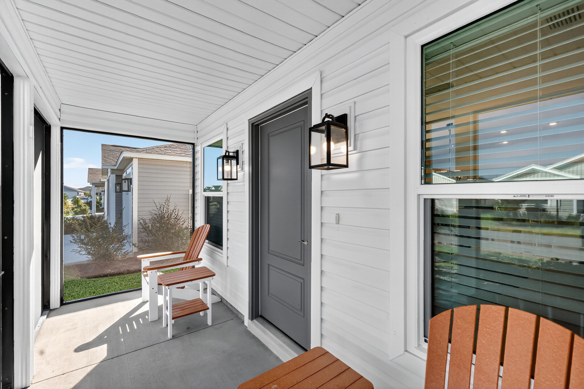 Front Screened Porch and Entry