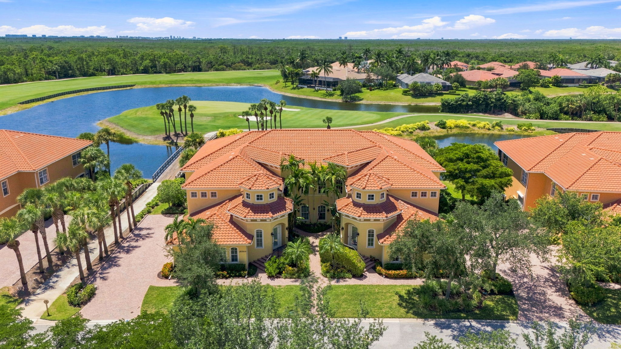 Aerial Front Exterior 1