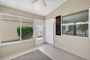 Enclosed Lanai and Front Entry