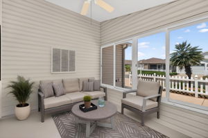 Enclosed Lanai-Virtually Staged
