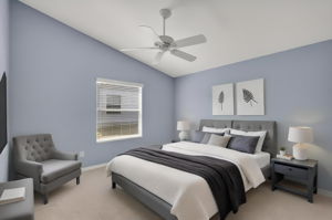 Second Bedroom-Virtually Staged