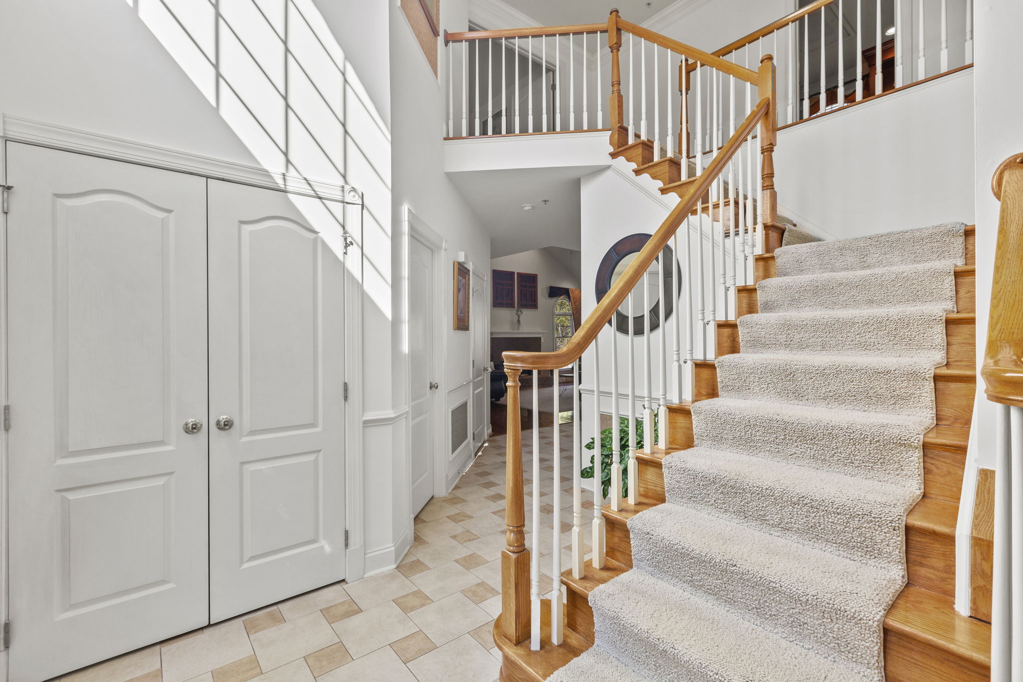 Bright Two Story Foyer