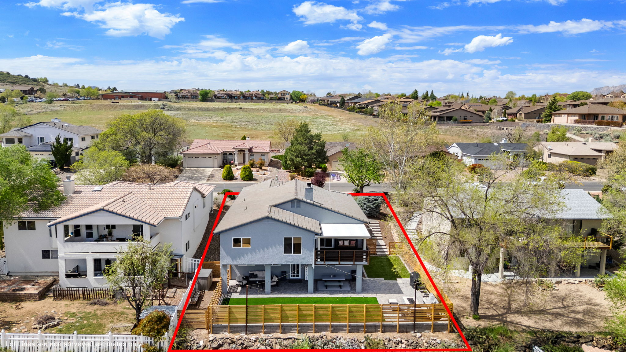 Aerial Back (2) Lot Lines