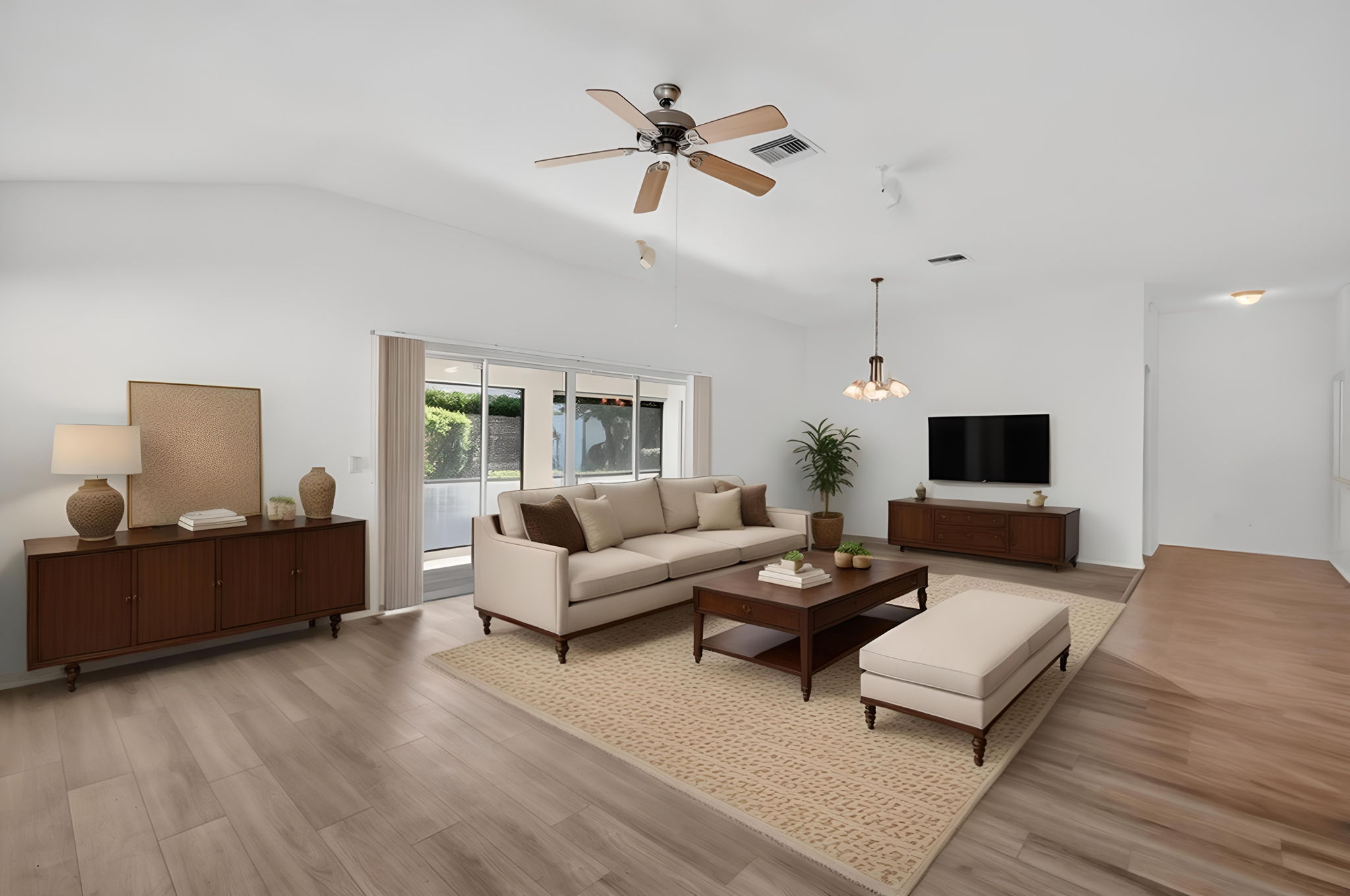 Living and Dining Rooms- Virtually Staged