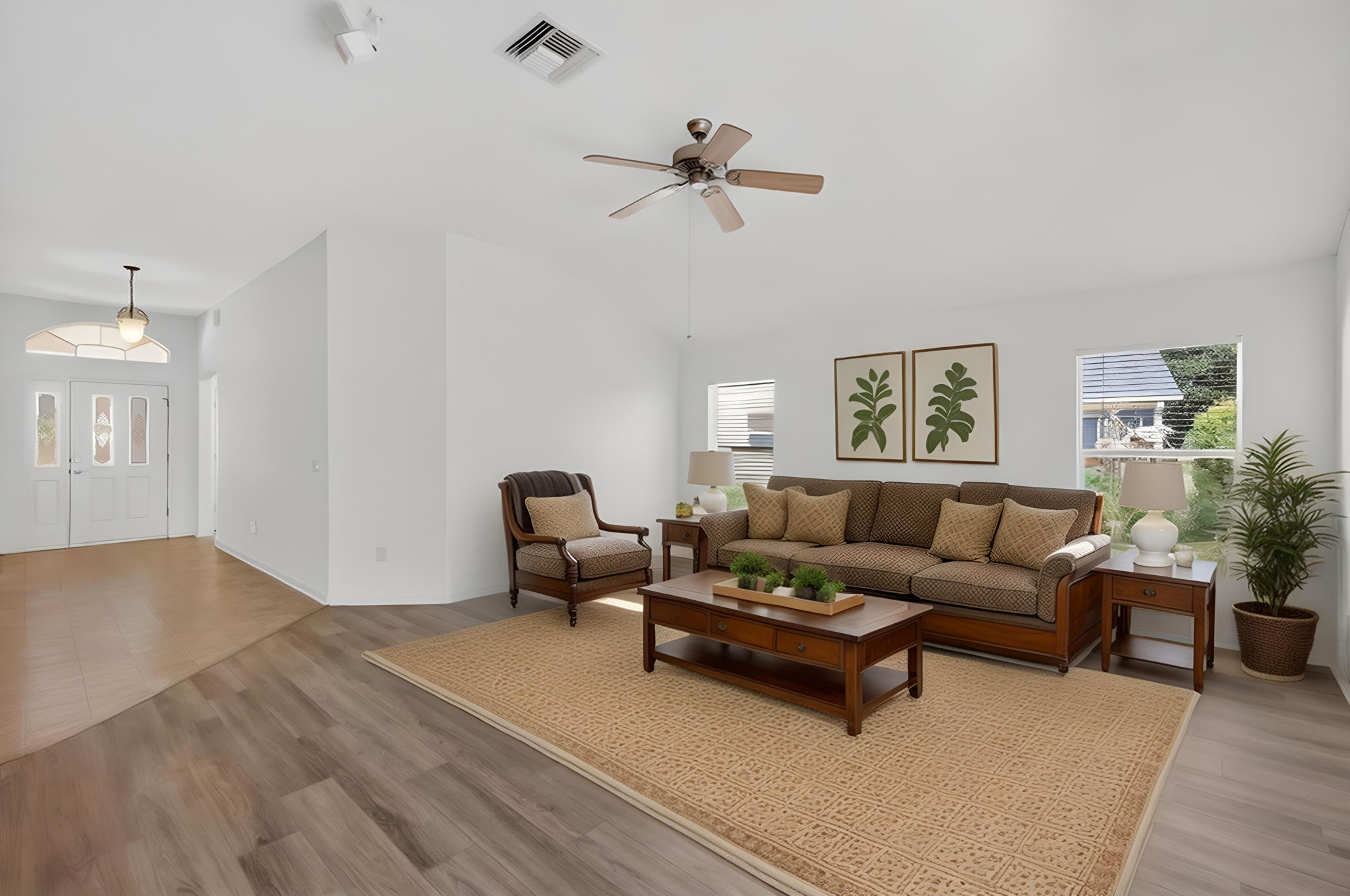Living Room-Virtually Staged
