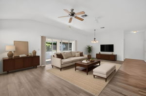 Living and Dining Rooms- Virtually Staged