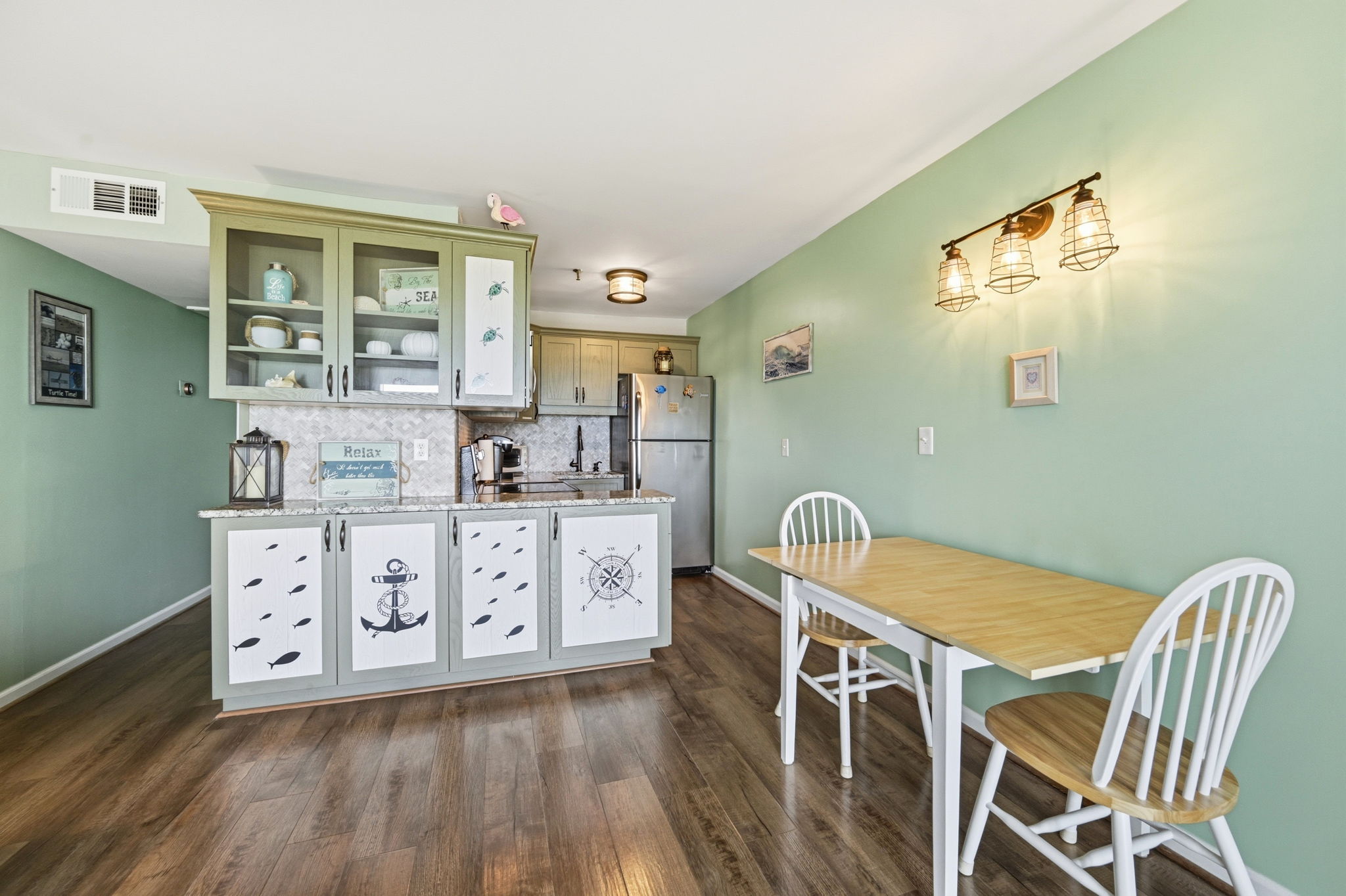Kitchen and Dining Area