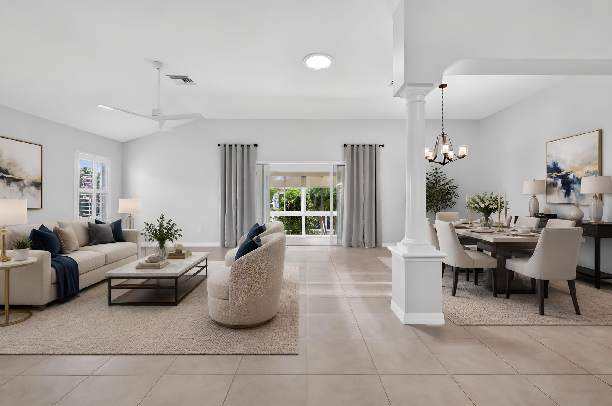 Living Dining 4-Virtually Staged