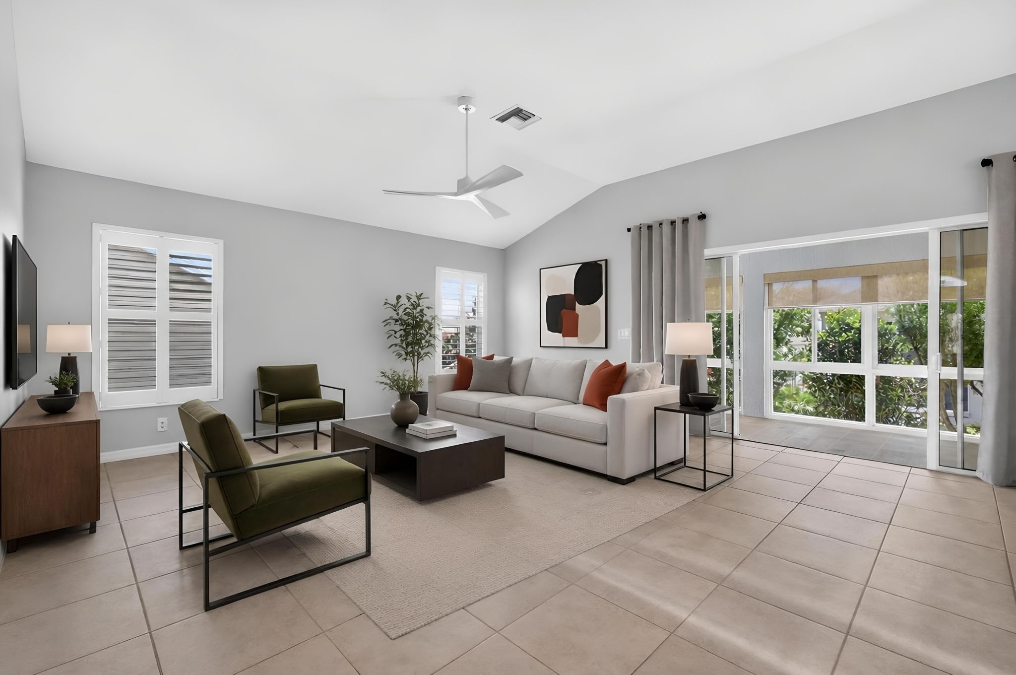 Living Room-Virtually Staged