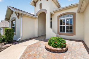Front Paver Patio and Entry